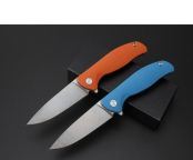 熊头95G10高品质折刀(蓝色、橙色柄)